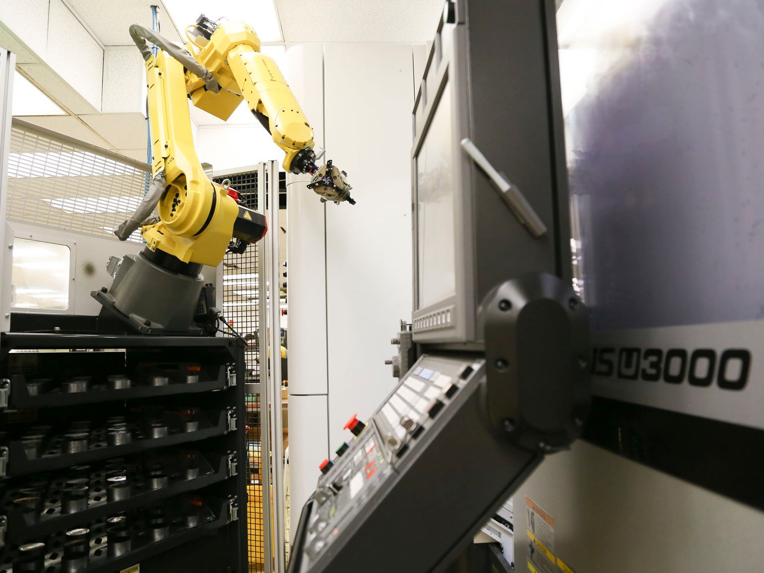 Robots are widely used in machine-tending applications.