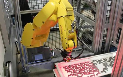 AWR robot picking and placing parts