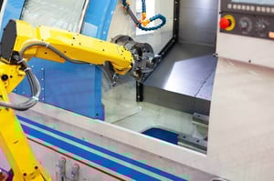 machine tending robot arm
